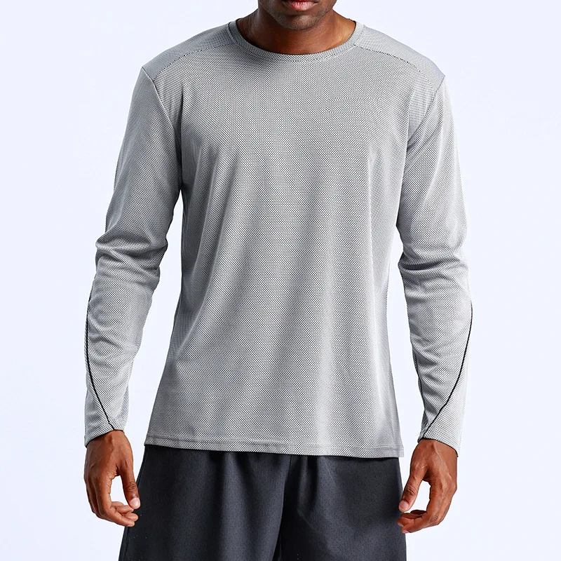 Спортивная Мужская футболка с длинным рукавом, быстросохнущие футболки для бега, компрессионная футболка для спортзала, фитнеса, Мужская футболка, s Rashgard, футболка для футбола