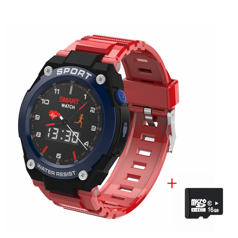 red-1 Смарт-часы DT97 с Bluetooth для Xiaomi, gps, позиционирование, пульсометр, измеритель артериального давления, компас, барометр, спортивные Смарт-часы - Цвет: red-1