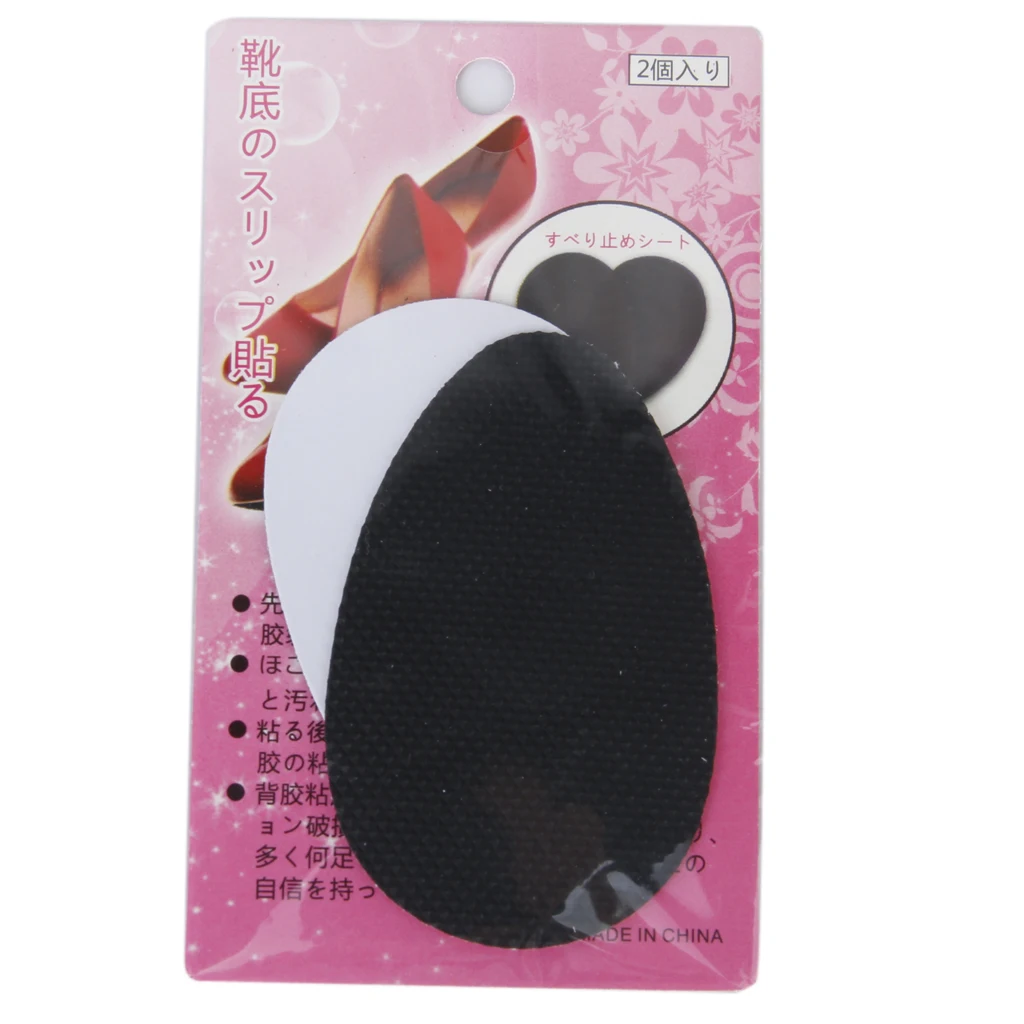 1 Pair High Heel Anti-Slip Rubber Self-Adhesive Shoes Pads Soles Non Slip Sticker Grip Protectors