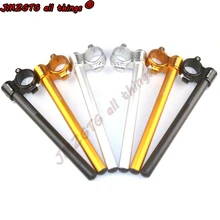 Universal Racing Adjustable CNC 37 41 43 48 50 52 51 53MM Motorcycle Racing Clip On On Fork Handlebar
