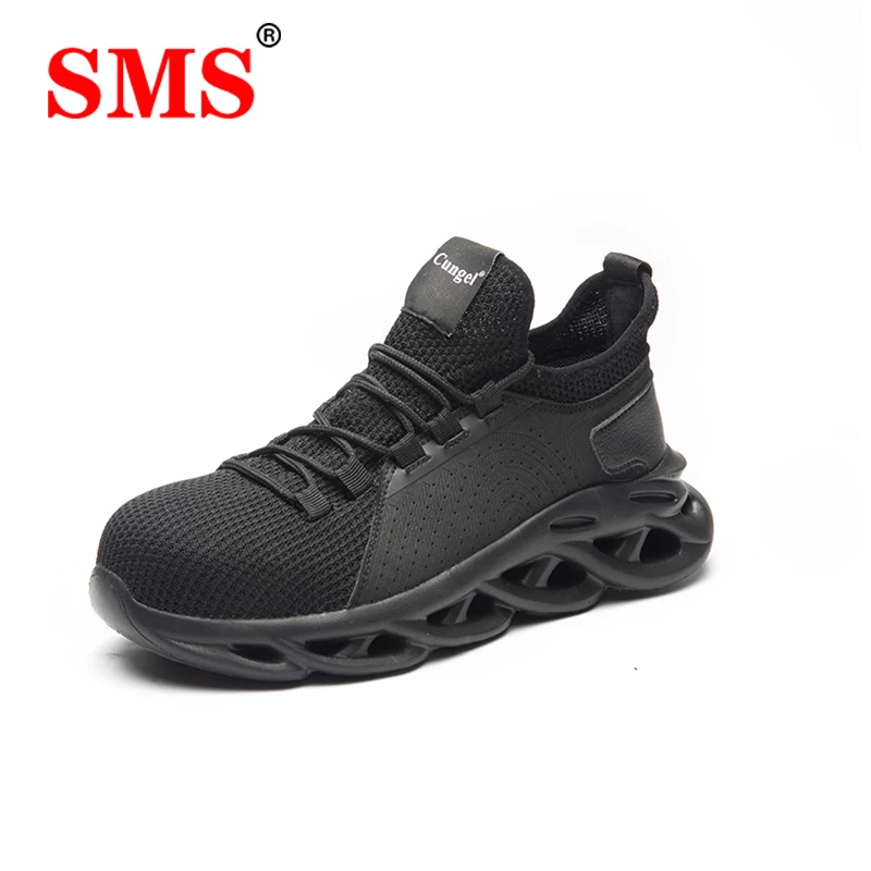 

SMS Male Work Sneakers Toe Cap Work Safety Boot Comfort Men Boots Anti-puncture Safety Shoes Men Indestructible Shoes Work Boots
