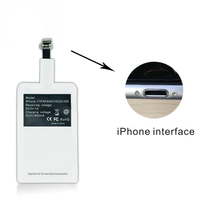 Беспроводное зарядное устройство Qi Беспроводное зарядное устройство 10 Вт зеркальное Беспроводное зарядное устройство для iPhone X Xs XR 8 для samsung galaxy S10 S9 S8 XIAOMI HUAWEI - Цвет: standard  iPhone