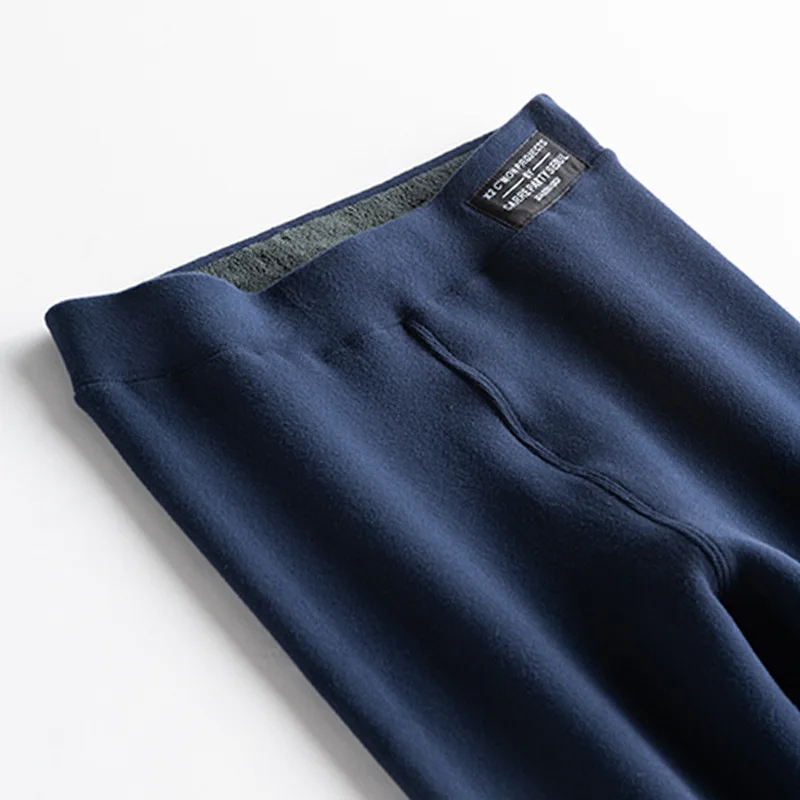dark blue H63 высококачественные флисовые зимние леггинсы Высокие эластичные бархатные теплые леггинсы сексуальные теплые леггинсы женские теплые леггинсы - Цвет: dark blue