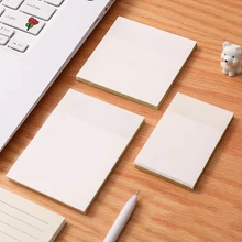

Simple Transparent Sticky Notes Students' Supplies Notepad Study Office Pasting Note Paper