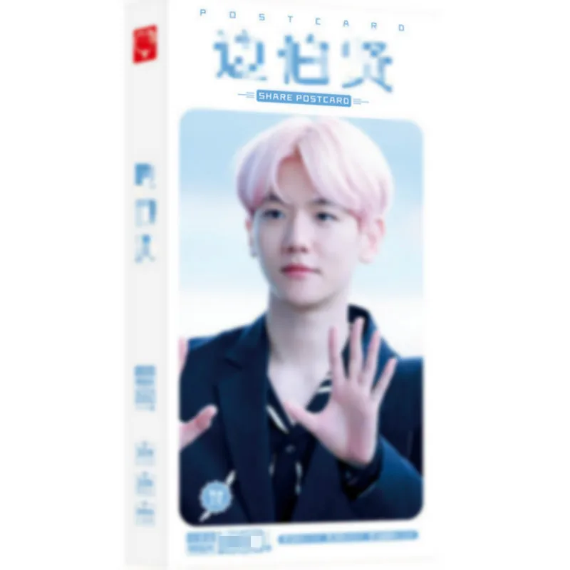 [MYKPOP]KPOP открытки + постер набор наклеек 180 шт. поддержка KPOP для фанатов Подарочная