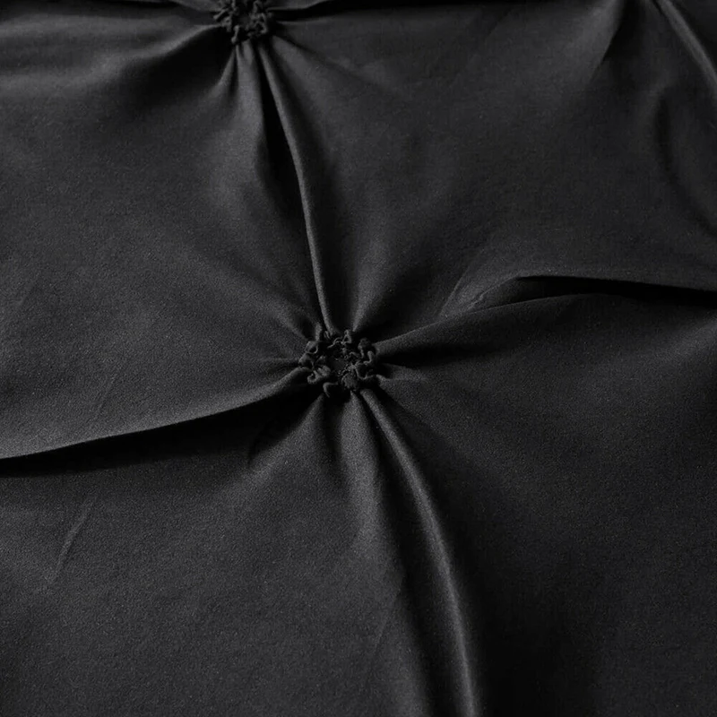 Pinch Pleat Pintuck пододеяльник наволочка Комплект постельного белья пододеяльник