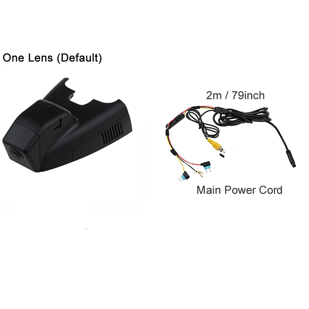 Black Single Camera Автомобильный регистратор DVR видеорегистратор камера Wifi цифровой видеорегистратор для Mercedes Benz B класс W246 B180 B200 B220 B160 2012 - Название цвета: Black Single Camera