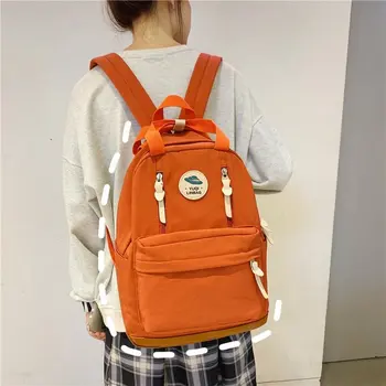 

LENLEI 2020 NEW female Korean campus student schoolbag vintage sense simple portable fashion tide leisure travel backpack