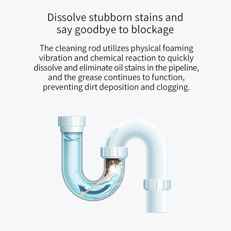 Для Xiaomi Youpin 2 упаковка чистый-N-Fresh Очиститель канализационных труб растворение пятен дноуглубительных трубопроводов бактериостаз и дезодорирование
