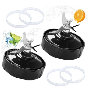 

2 Pack 7 Fins Replacement Blades Part for Nutri Ninjia Blender,Ninja Blender Replacement Parts,Blade Fits Nutri Ninja