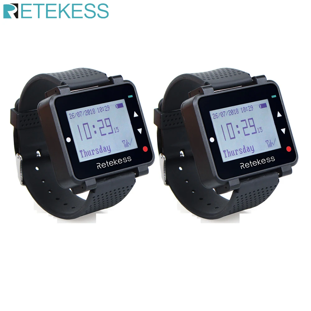 Беспроводная система вызова официанта Retekess T128 пейджер для кафе и офиса