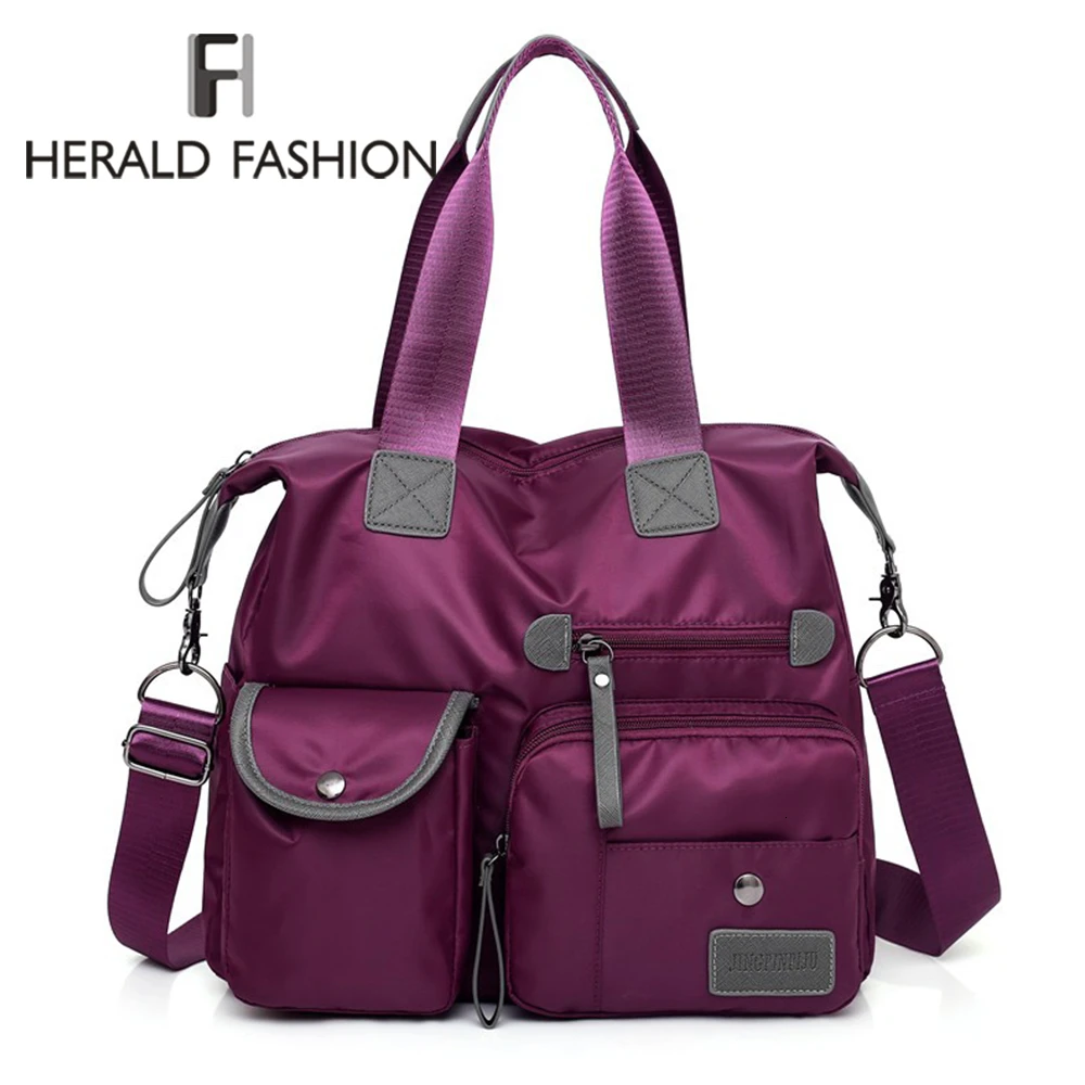 Herald Fashion Женская водонепроницаемая сумка тоут из ткани Оксфорд Повседневная
