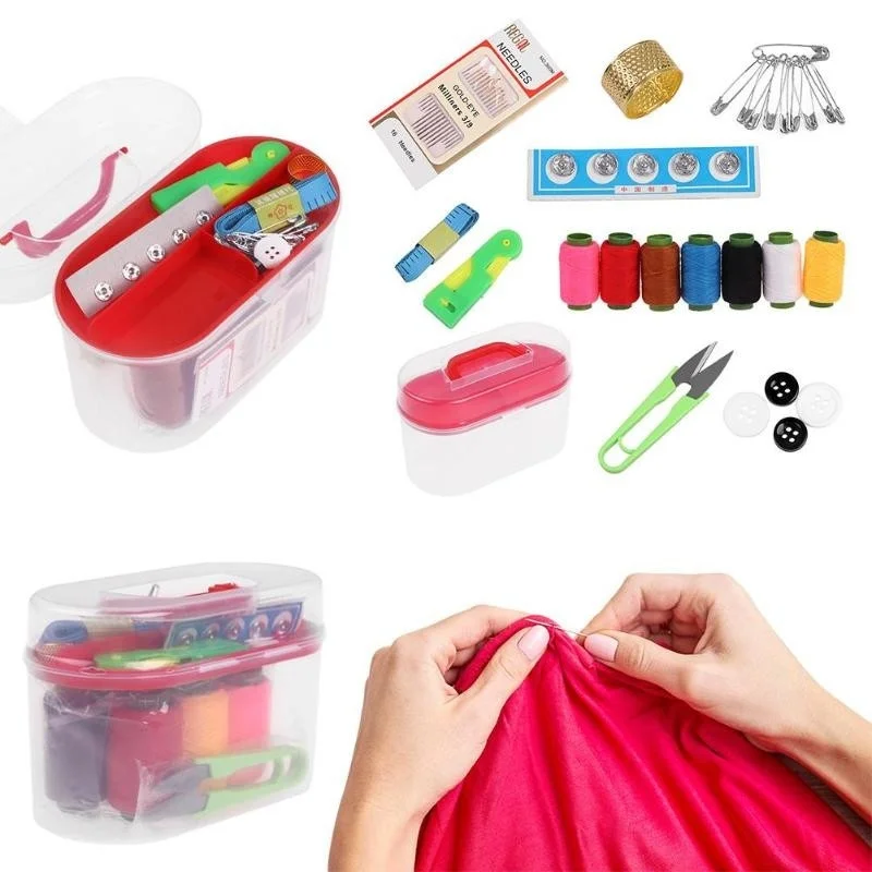 

Portable Mini Travel Household Sewing Accessories Practical Needle Thread Sewing Box Suit