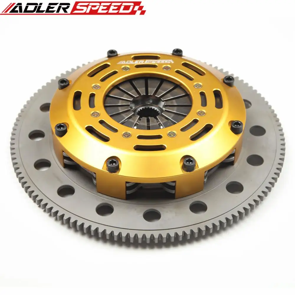 

ADLERSPEED RACING CLUTCH TWIN DISK FOR Mitsubishi Lancer Evolution 4 5 6 7 8 9 2.0L