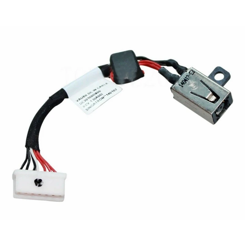 

New AC DC Jack Power Plug In Charging Port Connector Socket with Wire Cable Harness for Dell XPS 15 9560