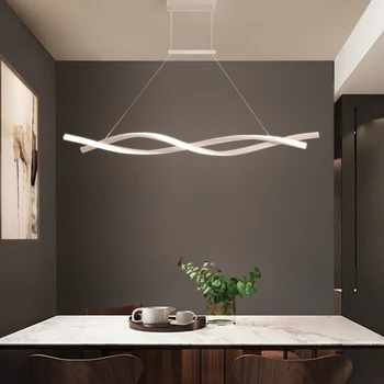 

800/1000/1200mm modern led pendant lights lamp for dining room kitchen room home matte white/Grey handing pendant lamp fixtures