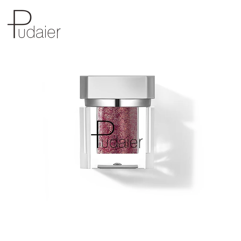 

Basic Glitter Eyeshadow Makeup Shimmer Eyeshadow Diamond Shine Highlighter Powder Pigment Pudaier Brand Make Up Cosmetics
