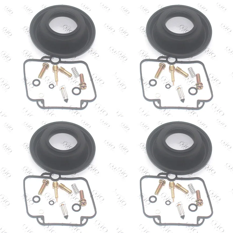 

Поршень диафрагмы Запчасти 4 комплект для Katana 600 GSX600F 1990-1996 GSX 600 GSX600 F мотоциклетный Карбюратор Ремонтный комплект