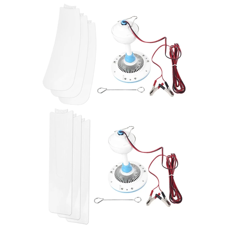 

Silent 12V Ceiling Fan 36/41 Hanging Camping Tent Fan for Home Outdoor Office