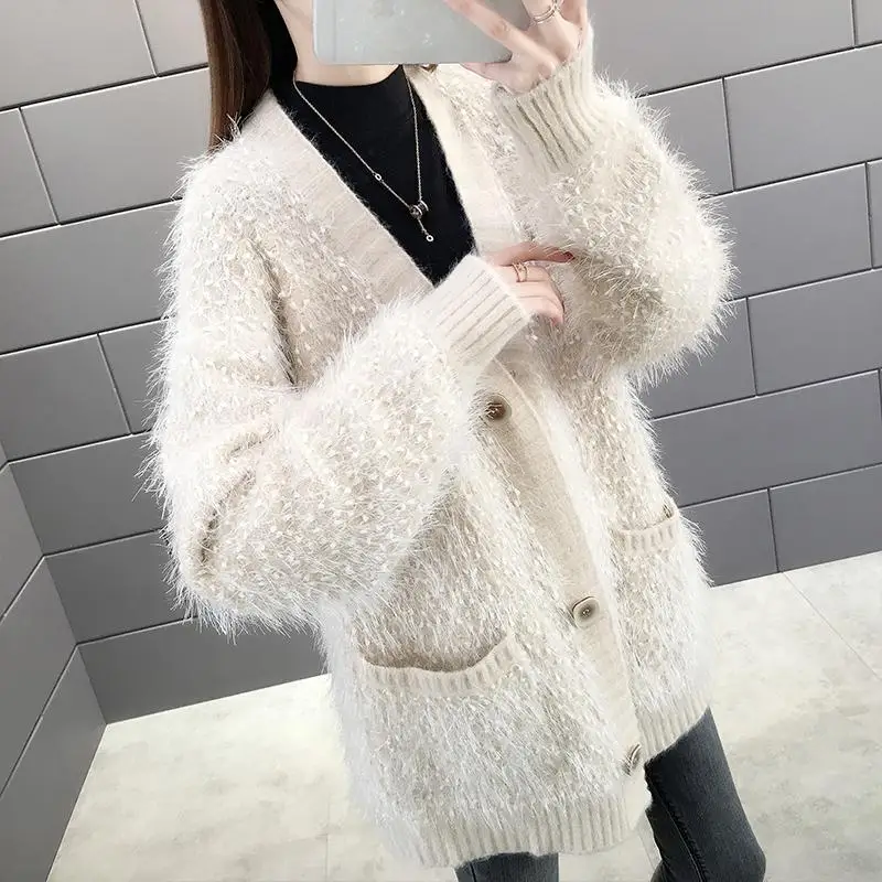 

Knitted Cardigan 2020 Spring and Autumn New Women's Sweater Coat