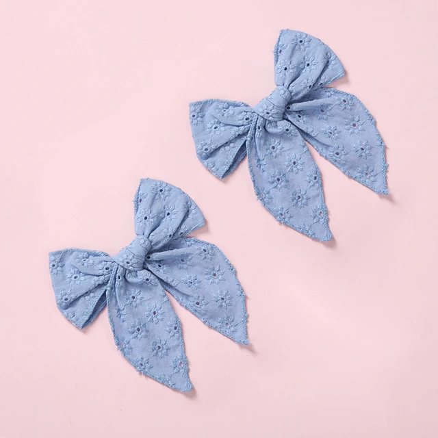 2Pcs Hair Pins For Baby Girls Hair Clips Bows Barrette Princess Clip Children Kinder Haar Accessoires Jacquard Hairpin Hairgrip 8