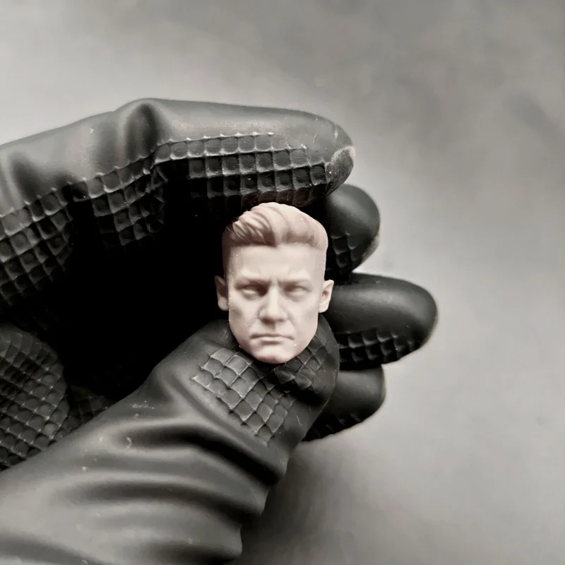Без рисунка масштаб 1/12 Hawkeye голова Джерми Реннера Неокрашенная подходит для