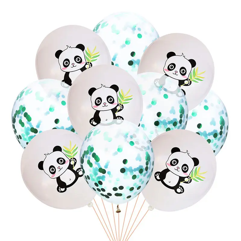Воздушный шар с пандой воздушные шары на день рождения воздушные шары для праздника украшения на день рождения детский воздушный шар животные черные воздушные шары белый балон