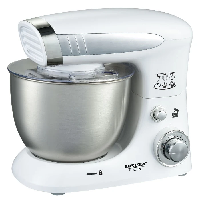 Миксер Delta Lux DL 5072P планетарный многофункциональный с чашей 4 л 950 Вт|Миксеры| |
