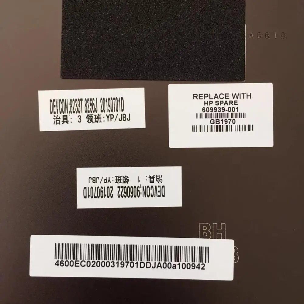 laptop lcd housing cover for HP ENVY X360 13 13-AG 609939-001 lcd rear cover black color