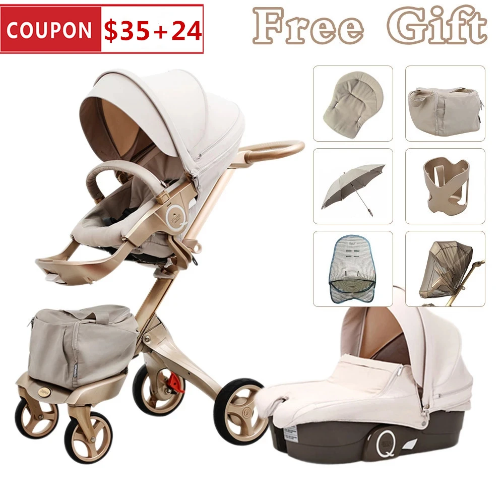 High Landscape 2 In1 Baby Stroller Portable Folding Pram Bb AliExpress