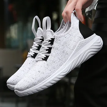 

Autumn new flying woven tennis sneakers men casual shoes running off white brand shoes men sport shoes zapatos de hombre