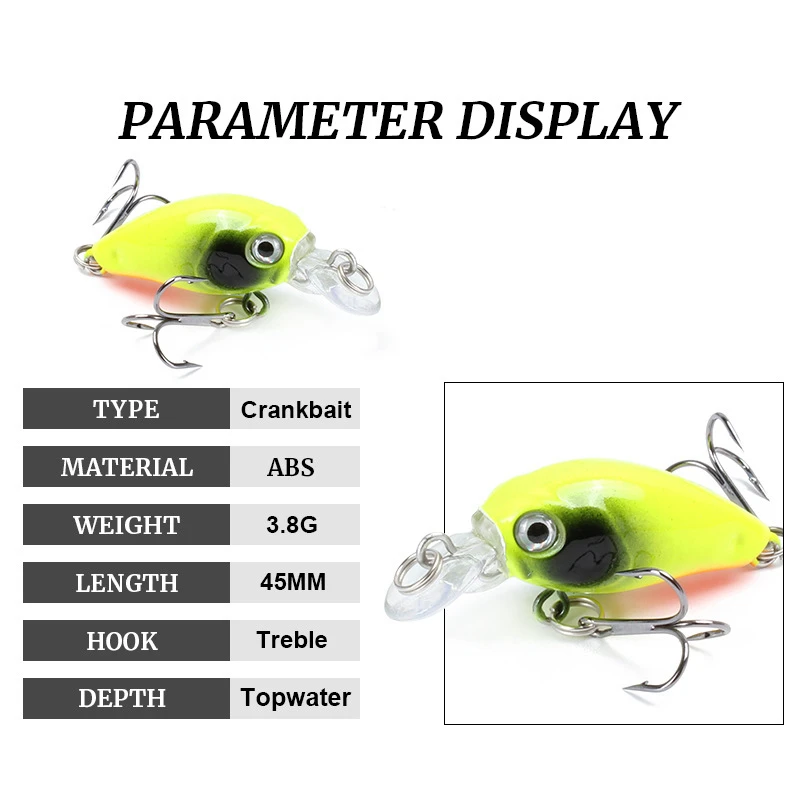1 шт. 4 5 см 3 г|fishing tackle|hard lurebass lures |
