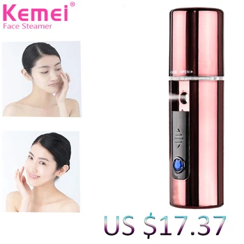 

Kemei Portable Mist SprayerFacial Body Nebulizer Steamer Moisturizing Skin Care Face Spray Instruments Device Beauty Tool F30
