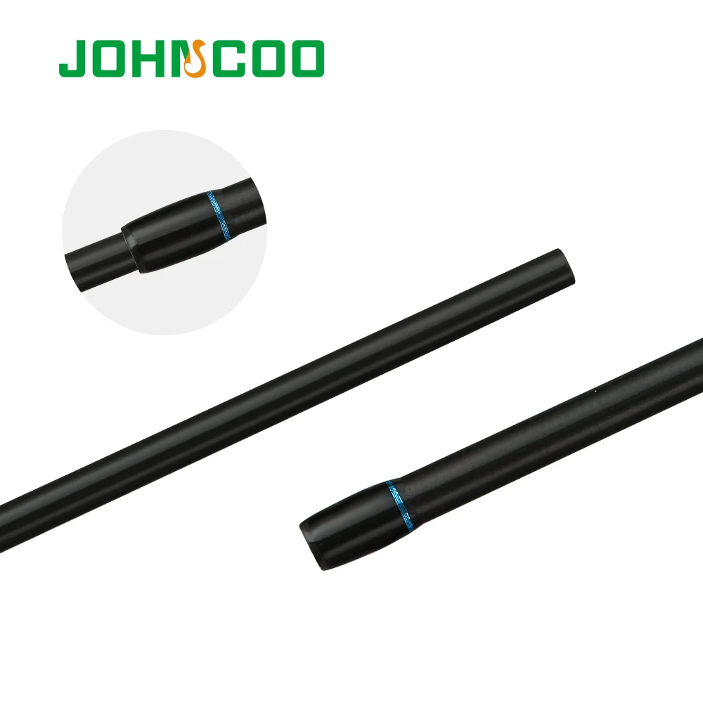 Tanie JOHNCOO węglowa nakręcana linka do wędki szybka akcja 1.98 2.1 2.4 2.7m 2 wskazówki wędka vara de pesca Carp Fishing Cane