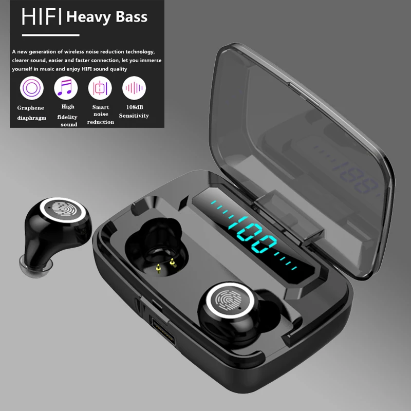 Новые оригинальные наушники M11 tws Bluetooth, спортивные наушники, настоящие беспроводные наушники, умные наушники, Touch Elari Pro power Bank