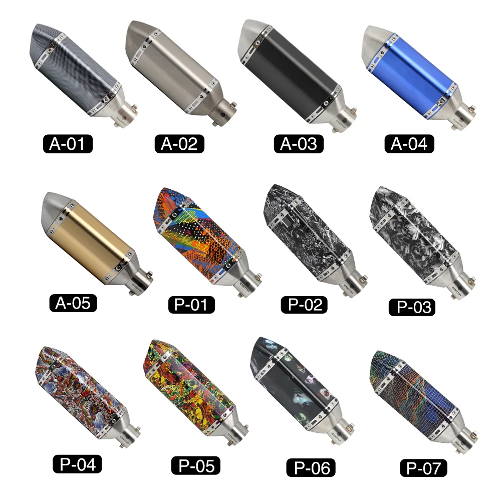 Alconstar-51 мм впускная выхлопная труба akrapovic с DB Killer мотоцикл мотокросса дит велосипед ямы для Honda CBR125 MSX125 KTM для езды