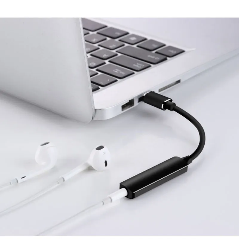 USB C PD Headphone Jack Adapter Type C to 3 5mm Audio Adapter for Aux Stereo Earphones Headset USB Audio Interface