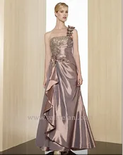 

free shipping 2016 new arrival maxi vestidos de fiesta long dress beaded taffeta dress one shouler elegant party evening dresses