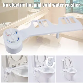 

Temperature Ajustable Toilet Seat Bidet Sprayer Fresh Water Non-Electric Mechanical Bidet VJ-Drop