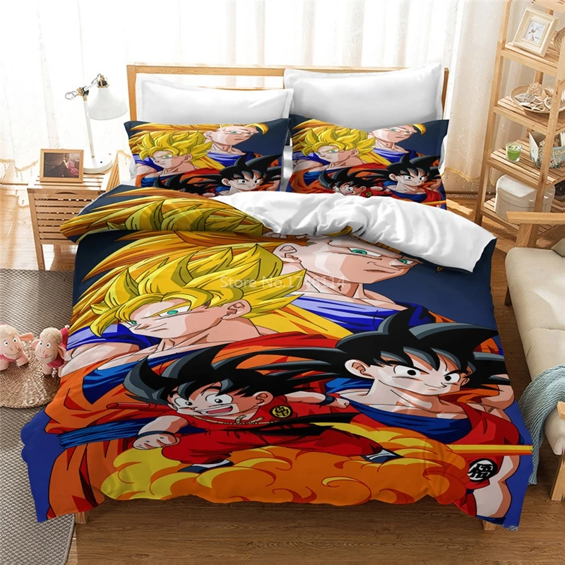 DRAGON BALL THEMED 3D BEDDING SET (21 VARIAN)