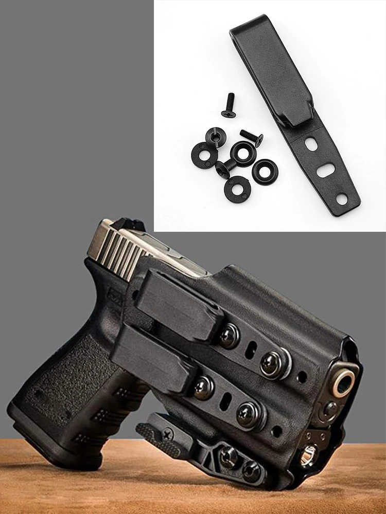 

KYDEX HOLSTER CLIP K Sheath Waist Clip Accessories Knife Scabbard Back Clamp Pocket Tactical EDC Tool DIY Making With scrcews