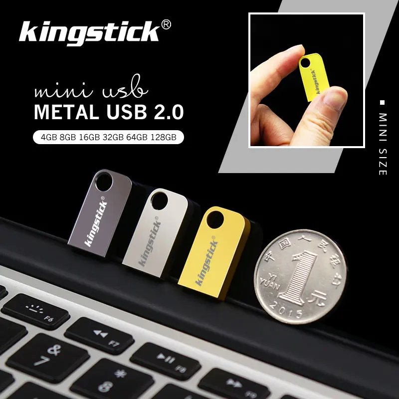 Высокоскоростной флеш-накопитель USB из нержавеющей стали, флеш-накопитель 32 Гб 64 Гб 128 ГБ, флеш-накопитель 8 ГБ 16 ГБ, флеш-накопитель USB 2,0, карта памяти