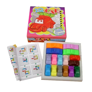 

Maze Traffic Kids IQ Car Logic Thinking Game 16 Piece Montessori Puzzles Intellectual Educational Toys Rush Hour Game Gift Kids