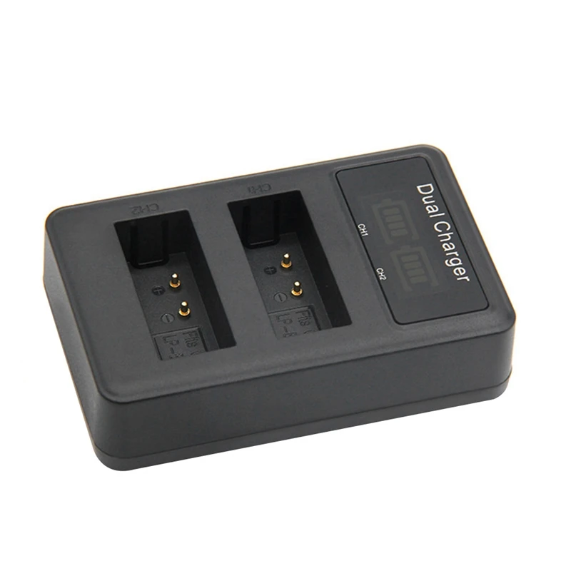 Для Lp-E10 Usb зарядное устройство с двумя портами ЖК-дисплей Быстрая Зарядка батарея для цифровой камеры зарядное устройство для Canon 1100D 1200D 1300D