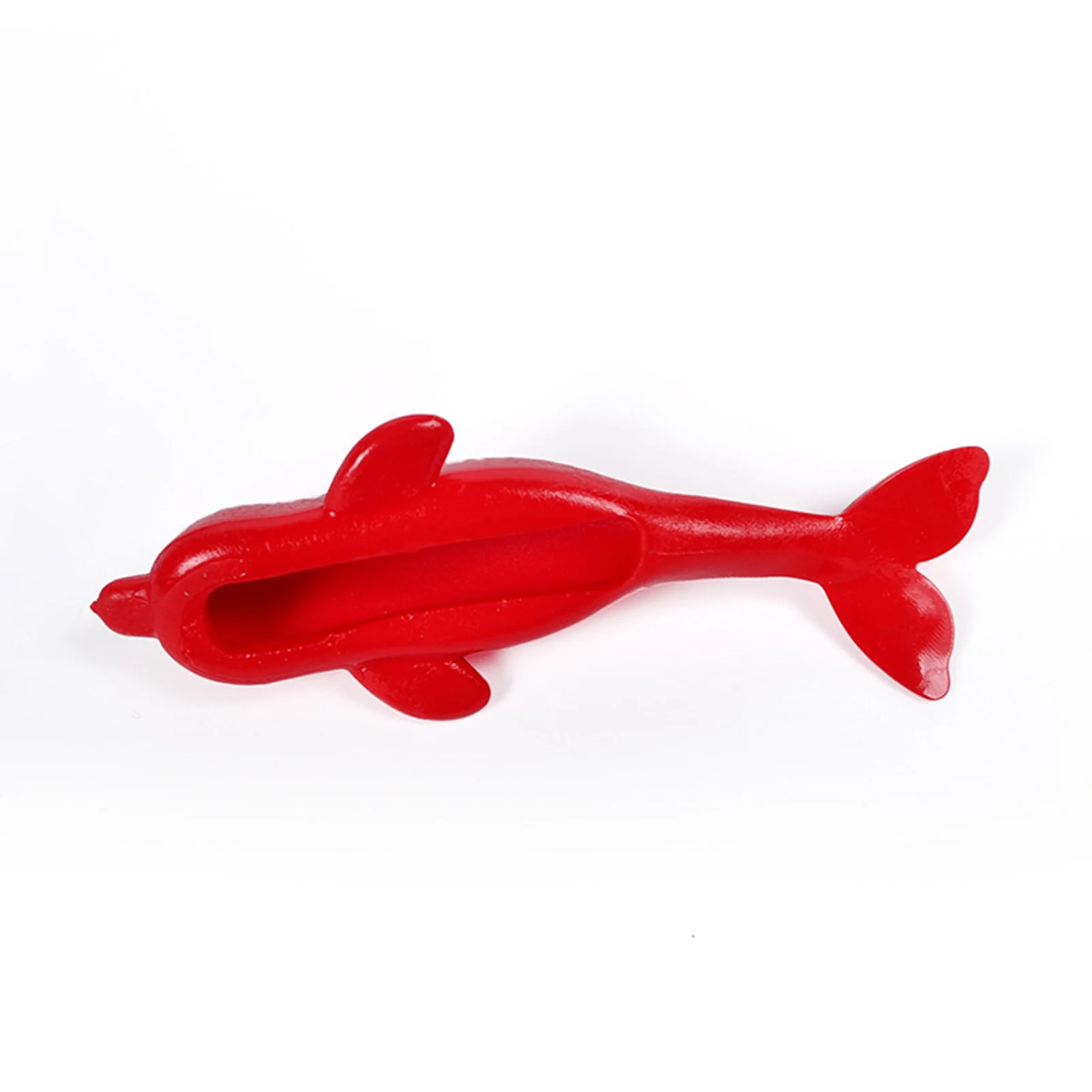 5Pcs Novelty Hand Catapulted Walls Joke Finger Toys Stretchy Flying Laugh  Sticky Cartoon Marine Animals Serie Toys Non-toxic