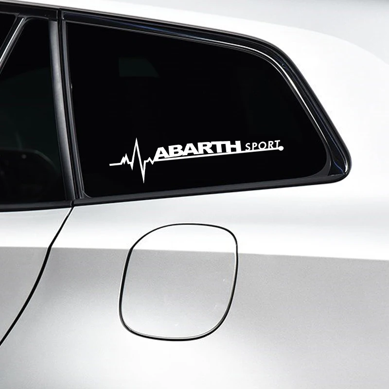 Автомобильный Стайлинг 2 шт. Abarth эмблемы автомобиля Windows Body боковые Спортивная Наклейка для fiat 500 grande punto Bravo Doblo "Панда"