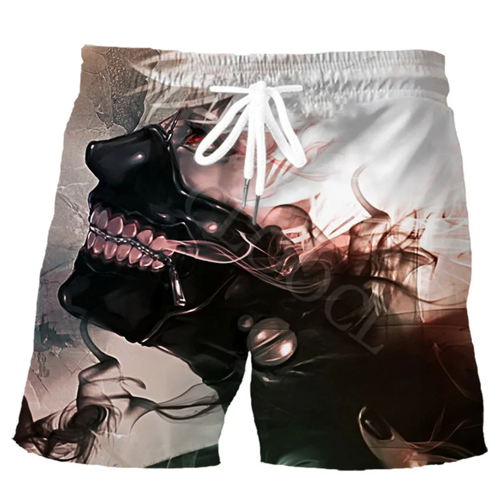 

CLOOCL Men Shorts Animal Tokyo Ghoul 3D Print Sports Shorts Fashion Hip Hop Casual Beach Shorts Drop Shipping