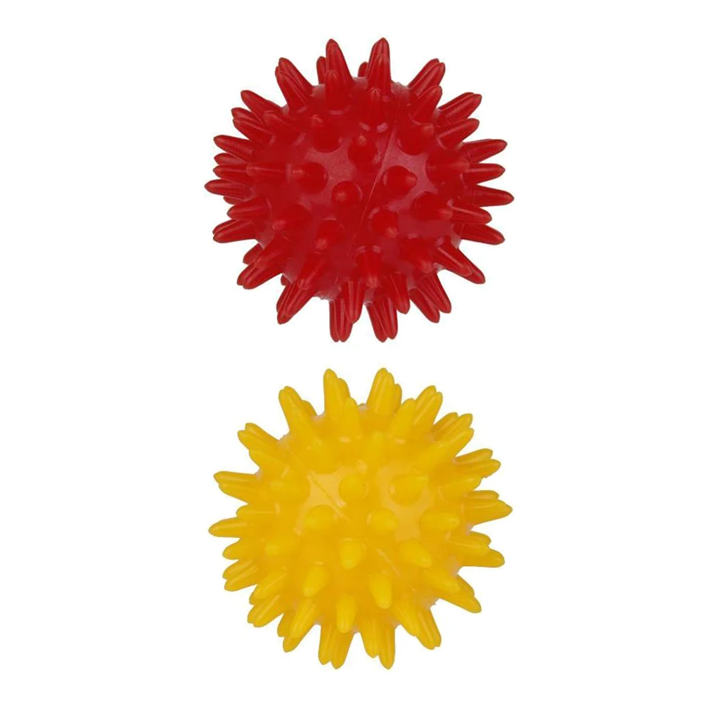 2pcs Reflexology Trigger Point Deep Tissue Massage Balls Massager Tools for Muscle Back Leg Foot Arm Pain Soreness Relief