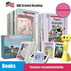 Libro de imágenes de lectura de grado americano RZA, bolígrafo de lectura de pequeño punto maestro, iluminación para niños, libro de imágenes en inglés, Livres