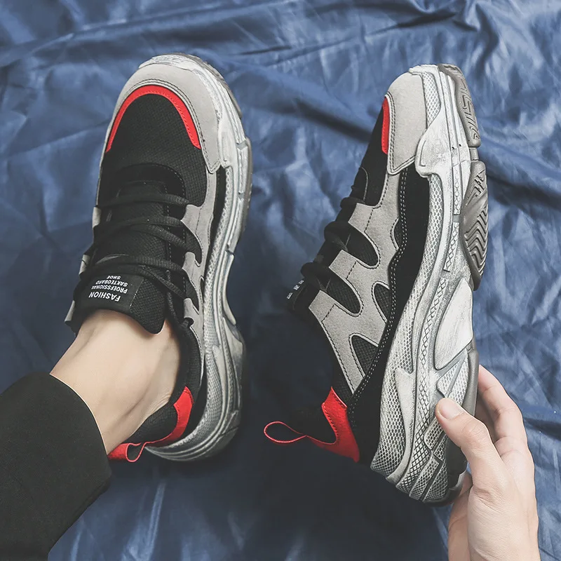 

Dirty Old Man Shoes Men's Korean-style Casual Spring Athletic Shoes Online Celebrity Shoe Men's Trendy Shoes Versatile Hong Kong